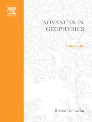 cover image of Advances in Geophysics